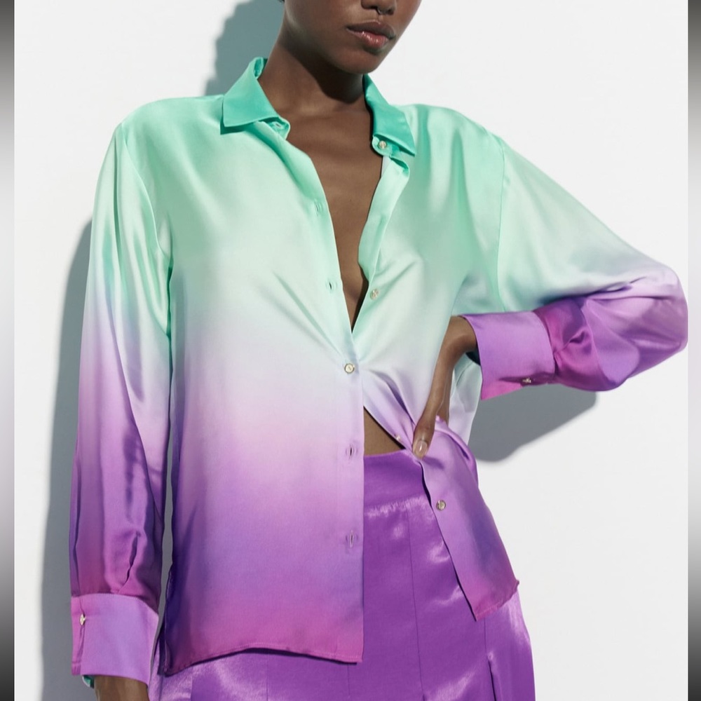 Tie-Dye pants and Shirt set by Zara #Unworn W Tag